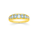 9ct-Blue-Topaz-Diamond-Ring Sale