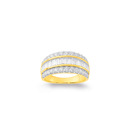 10ct-Element-Lab-Diamond-3-Row-Ring Sale