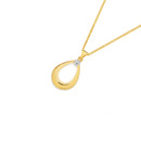 9ct-Diamond-Pear-Pendant Sale