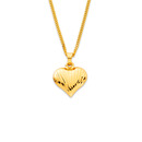 9ct-Puff-Heart-with-Ridges Sale