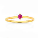 9ct-Created-Ruby-Love-Ring Sale