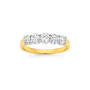 18ct-Gold-Diamond-Ring-TDW1ct Sale