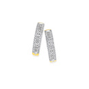 9ct-Diamond-Three-Row-Hoop-Earrings Sale
