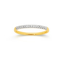 9ct-Gold-Diamond-Fine-Band Sale