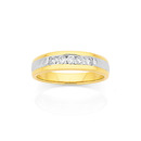 9ct-Two-Tone-Diamond-Ring Sale