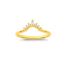 18ct-7-Stone-Pear-Centre-Diamond-Band Sale