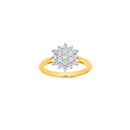 9ct-Diamond-Starburst-Cluster-Ring Sale