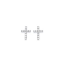 Exquisites-9ct-Diamond-Cross-Stud-Earrings Sale