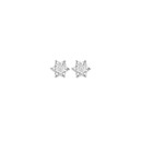9ct-Diamond-Flower-Stud-Earrings Sale