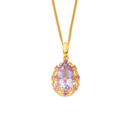 9ct-Pink-Amethyst-Tourmaline-Pendant Sale