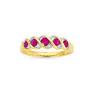 9ct-Ruby-Diamond-Ring Sale