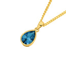 9ct-London-Blue-Topaz-Pendant Sale