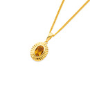 9ct-Citrine-Pendant Sale