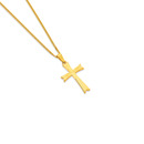 9ct-Diamond-Cut-Sunray-Cross-Pendant Sale