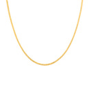 9ct-Gold-45cm-Diamond-Cut-Satin-Thin-Omega-Chain Sale