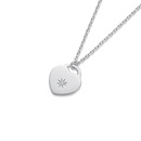 Sterling-Silver-Diamond-Set-Heart-Pendant Sale
