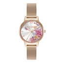 Olivia-Burton-Illustrated-Florals-Ladies-Gold-Watch-OB24000226 Sale