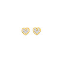 9ct-Diamond-Heart-Studs Sale