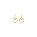 9ct-Diamond-Circle-Earrings Sale
