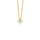9ct-Blue-Topaz-Clover-Pendant Sale