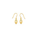 9ct-Peridot-Sunray-Drop-Earrings Sale