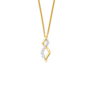 10ct-Gold-TDW34ct-Element-Lab-Diamond-Pendant Sale