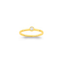 10ct-Gold-Element-Lab-Diamond-Round-Rubover-Band-TDW10ct Sale