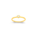 10ct-Element-Lab-Diamond-Heart-Rubover-Band Sale