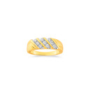 10ct-Gold-50ct-Total-Weight-Element-Lab-Grown-Diamond-Triple-Stripe-Diagonal-Ring-Size-W Sale