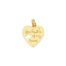 9ct-18mm-Puzzle-Message-Heart-Plate-Pendant Sale