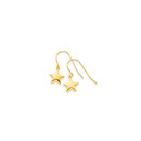 9ct-Puff-Star-Drop-Earrings Sale