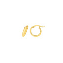 9ct-3x10mm-Half-Round-Hoop-Earrings Sale