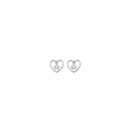 Sterling-Silver-Cubic-Zirconia-Mini-Heart-Studs Sale