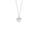 Sterling-Silver-Cubic-Zirconia-Heart-Pendant Sale