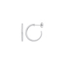 Sterling-Silver-Cubic-Zirconia-Hoops Sale