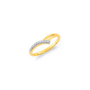 9ct-Diamond-Crossover-Ring Sale