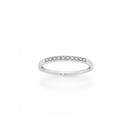 9ct-White-Gold-Diamond-Band Sale