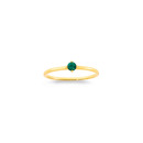 9ct-Created-Emerald-Ring Sale