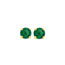 9ct-Created-Emerald-4mm-Stud-Earrings Sale