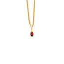 9ct-Garnet-Diamond-Pendant Sale