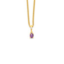 9ct-Amethyst-Diamond-Pendant Sale