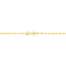 9ct-Cross-Heart-Bracelet-with-Diamond Sale
