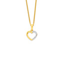 9ct-Diamond-Open-Heart-Pendant Sale
