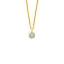 9ct-Diamond-Circle-Pendant Sale