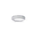 Sterling-Silver-Cubic-Zirconia-Ring-Size-Q Sale
