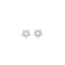 Sterling-Silver-Cubic-Zirconia-Star-Studs Sale