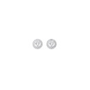 Sterling-Silver-Cubic-Zirconia-Halo-Heart-Studs Sale