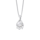 Sterling-Silver-Freshwater-Pearl-Marquise-Pendant Sale