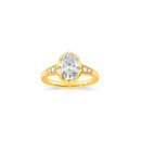 14ct-Gold-2ct-Oval-Lab-Grown-Diamond-Ring-with-Shoulder-Stone-Total-Weight210ct Sale