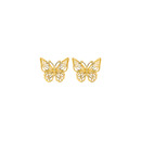 9ct-Gold-Filigree-Butterfly-Stud-Earrings Sale